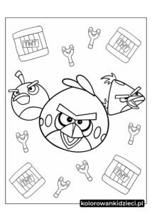 Angry-bird-Czerwony-Chuck-i-Bomba-w-Powietrzu