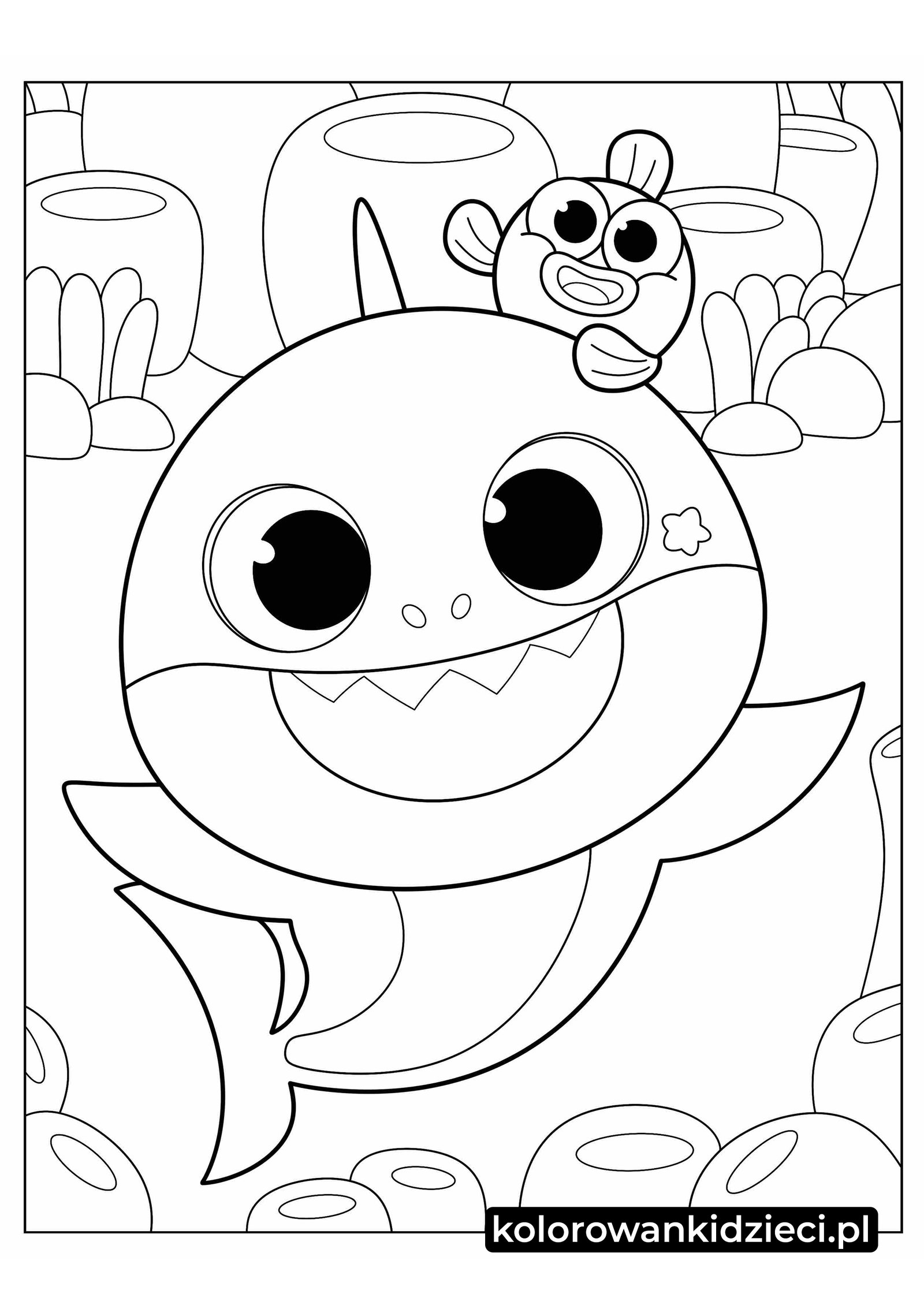 Kawaii-Kolorowanka-Baby-Shark-I-William