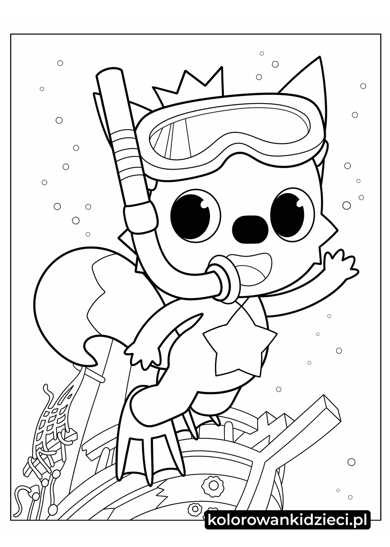 Pinkfong-Kolorowanka-do-nurkowania-z-kotem