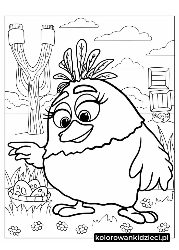 Angry birds 2 Mama kolorowanka