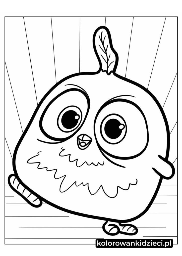 Angry birds blues kolorowanka