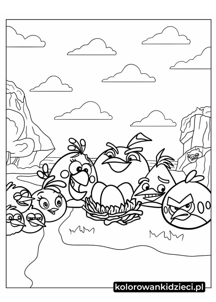 Angry Birds rysunek