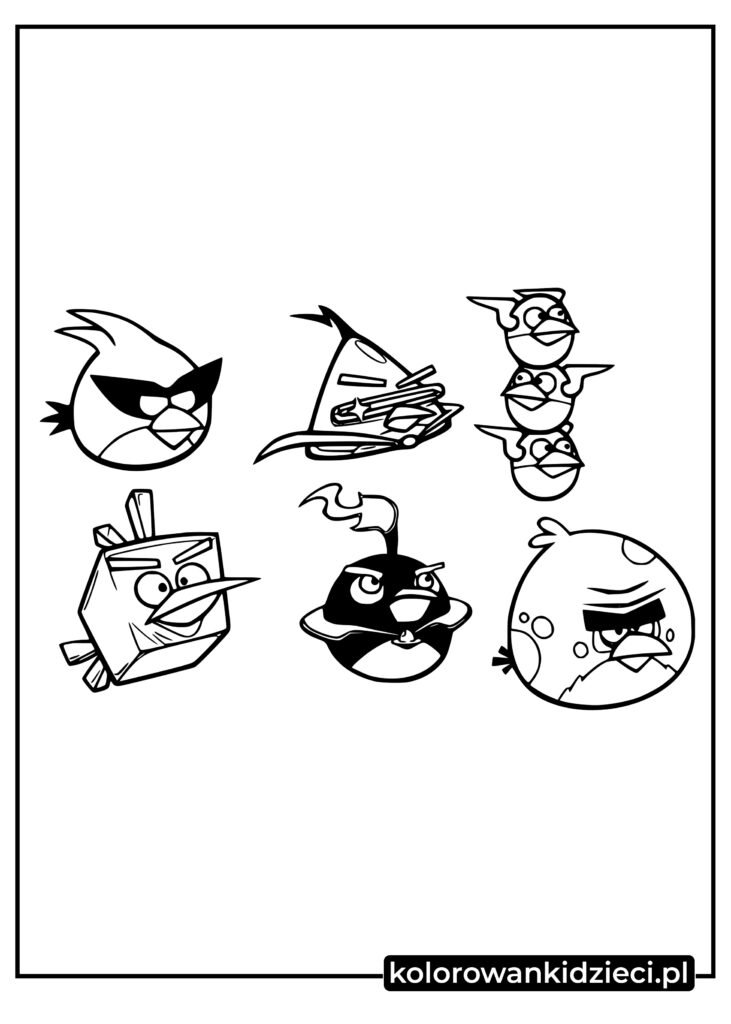 Angry Birds Space kolorowanki
