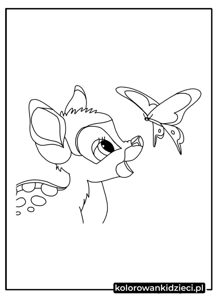 bambi-motyl-kolorowanka