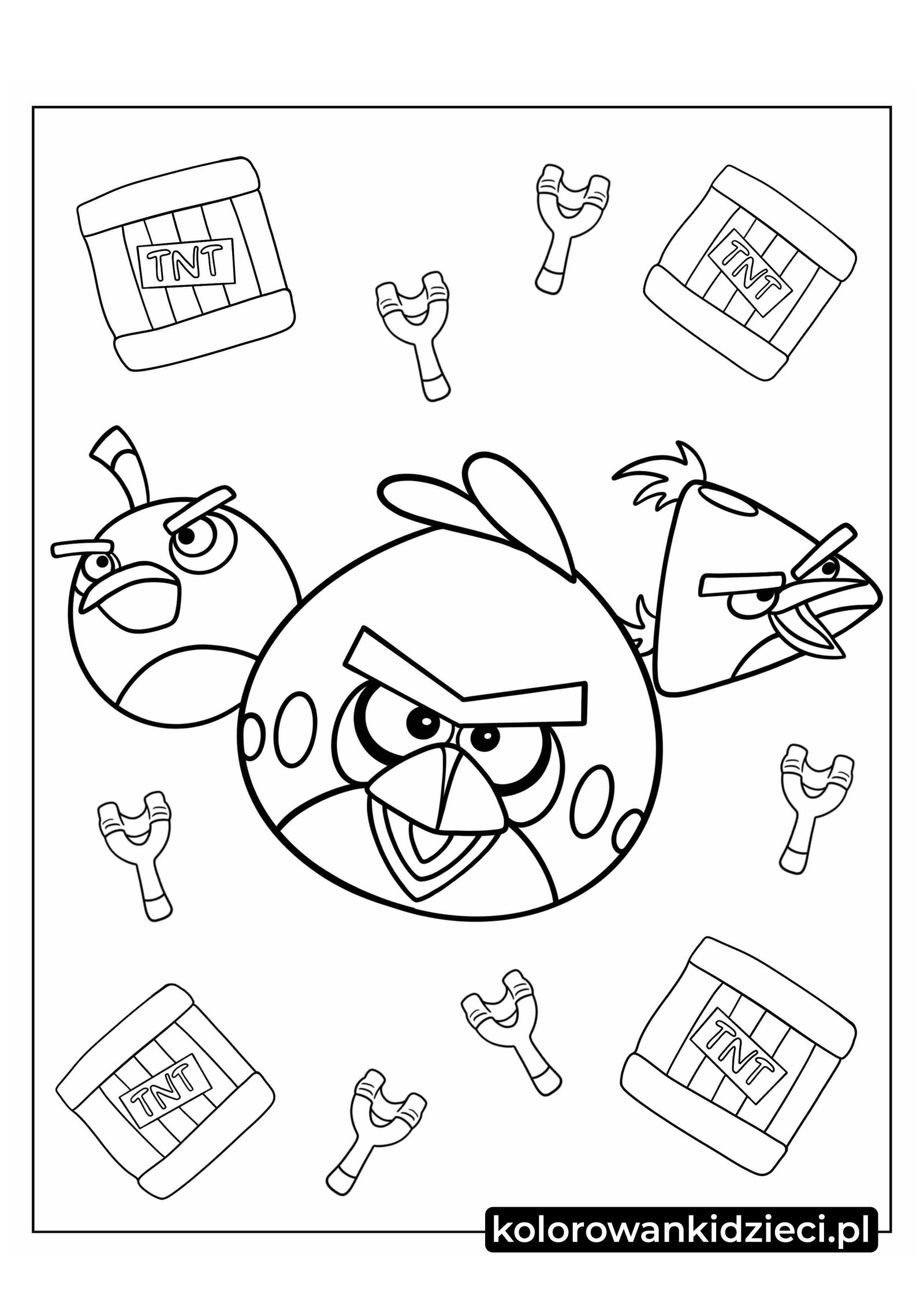 Kolorowanka angry birds 2
