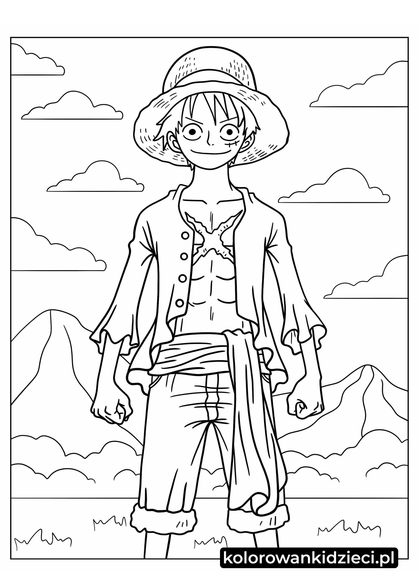 Anime-Luffy-z-One-Piece-Anime-Kolorowanka-W