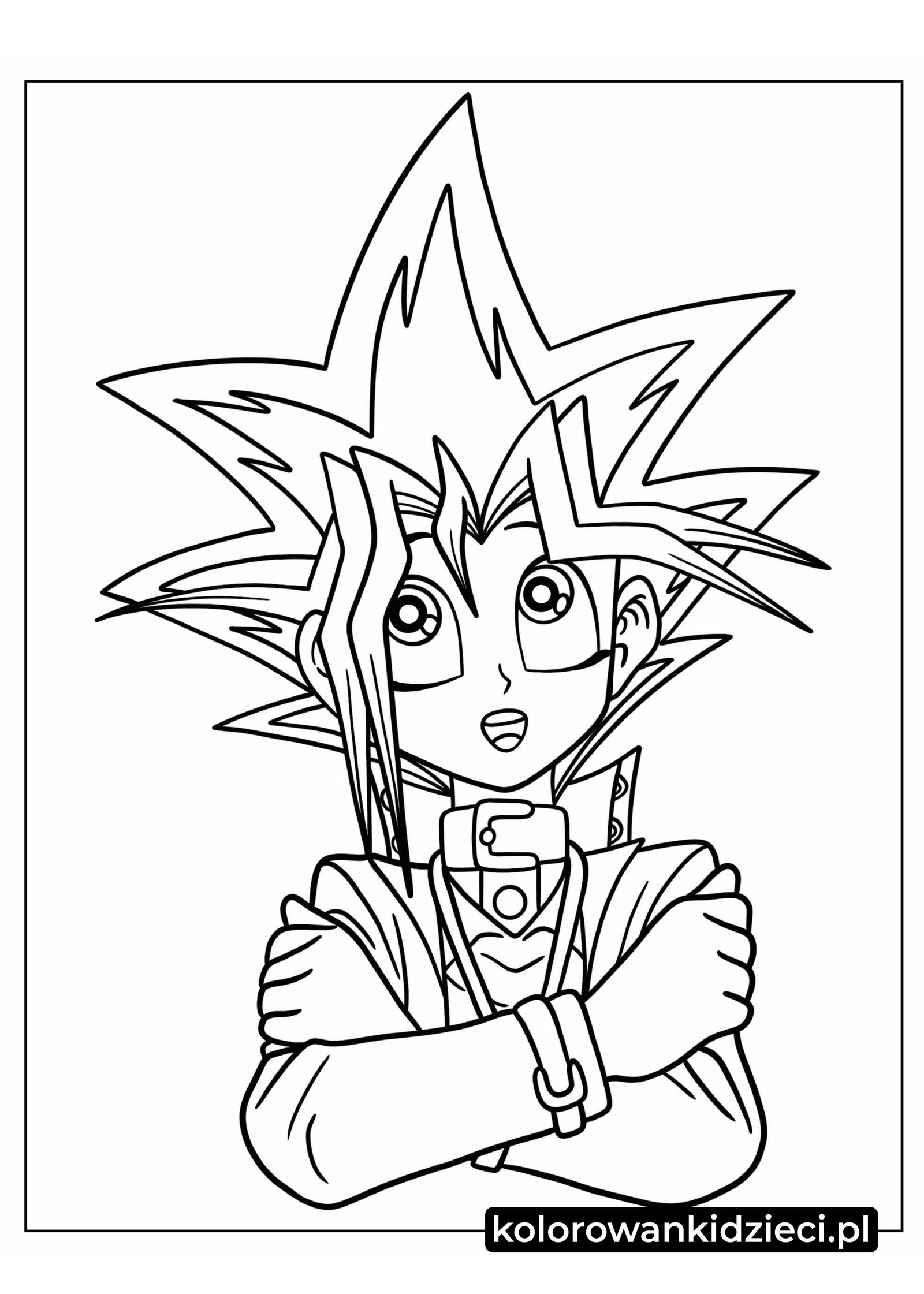 Kolorowanka do druku Anime Yugi Mutou Anime-Yugi-Mutou-Z-Yu-Gi-Oh