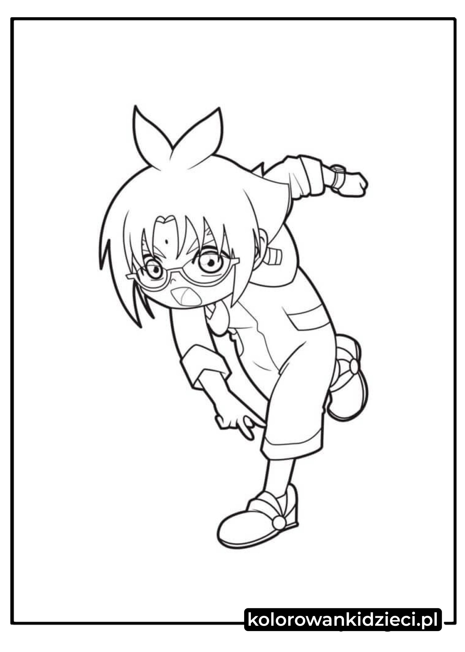 Kolorowanka do druku Bakugan Marucho Bakugan-Marucho-kolorowanka