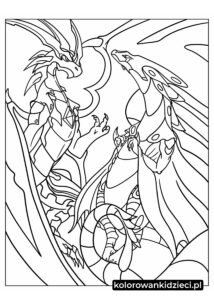 Bakugan-Smoki-Latające-Razem-Kolorowanka-Arkusz