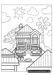 Bluey-dom-Kolorowanka