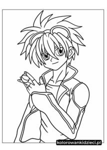 Dan-Kuso-Bakugan kolorowanki​ do wydrukowania dla dzieci