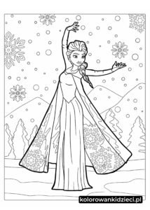 Frozen-Elsa-Kolorowanka-Dla-Dziewczyn