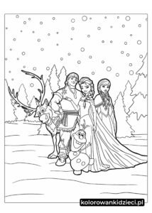 Frozen-Kolorowanki-Dla-dziewczyn