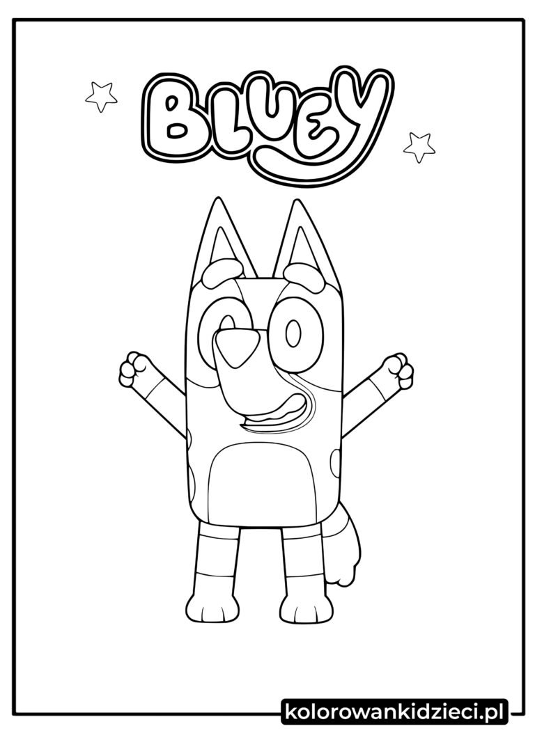 Kolorowanka-Bluey