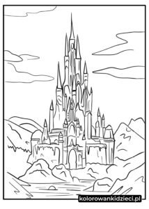 Kolorowanka-Zamek-Frozen