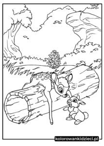 bambi-thumper-kolorowanki