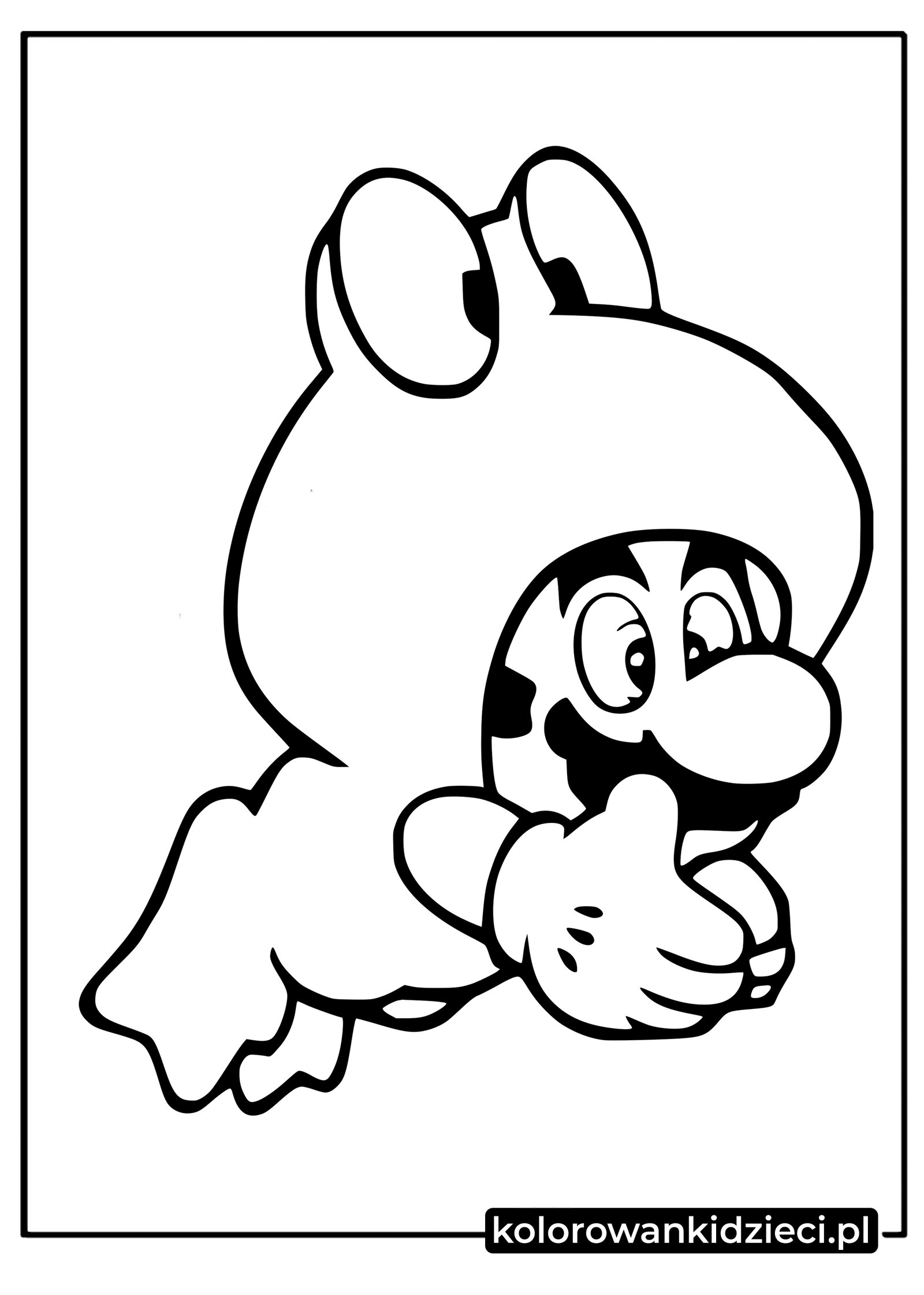 Kolorowanka-Mario-Żaba
