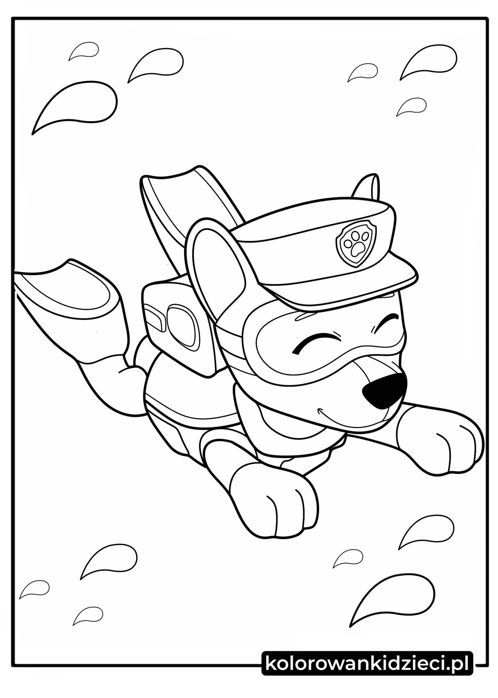 Chase-z-Psi-Patrol kolorowanki