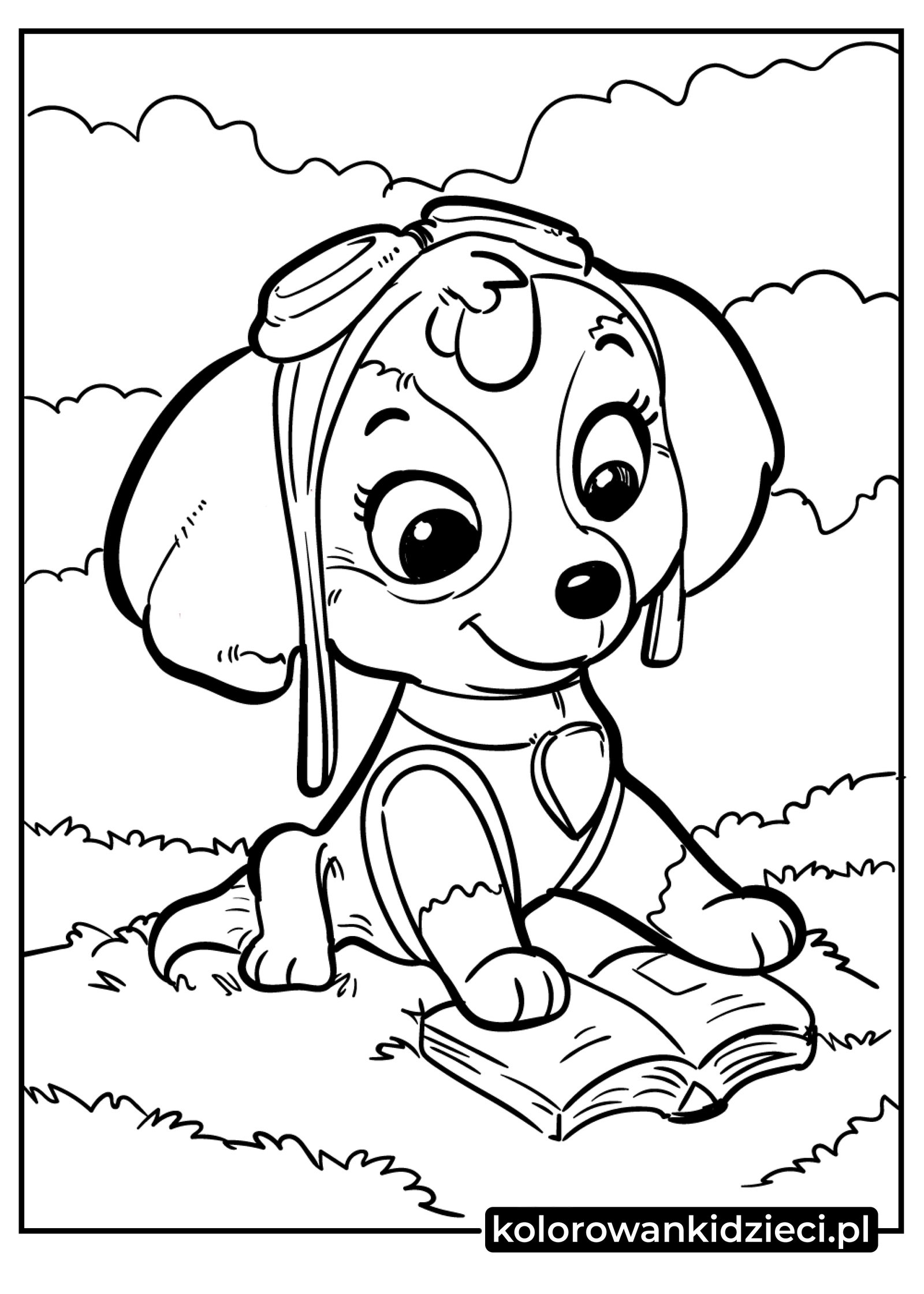 Kolorowanka Psi-Patrol z Skye