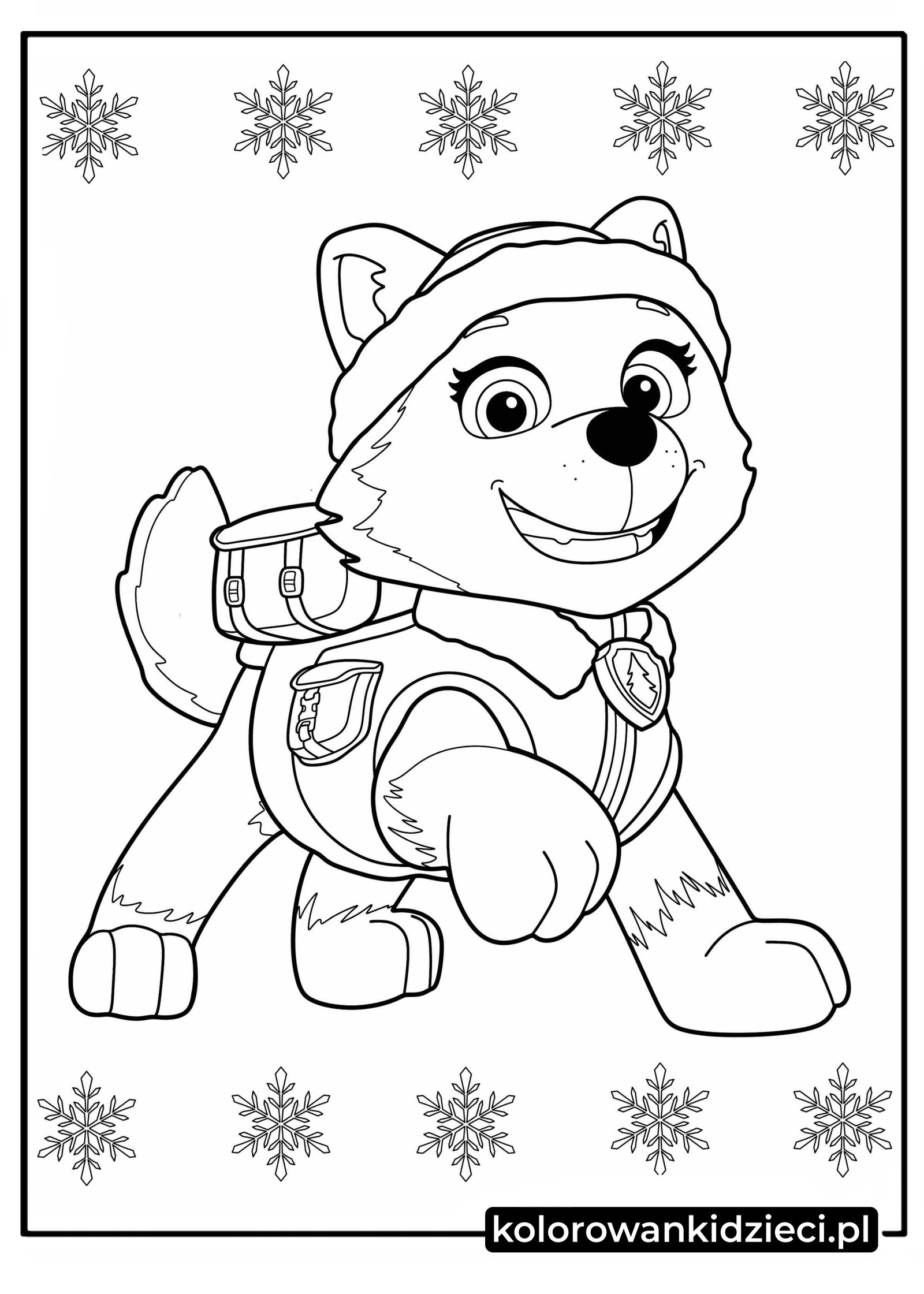 Kolorowanki-Everest z Psi-Patrol